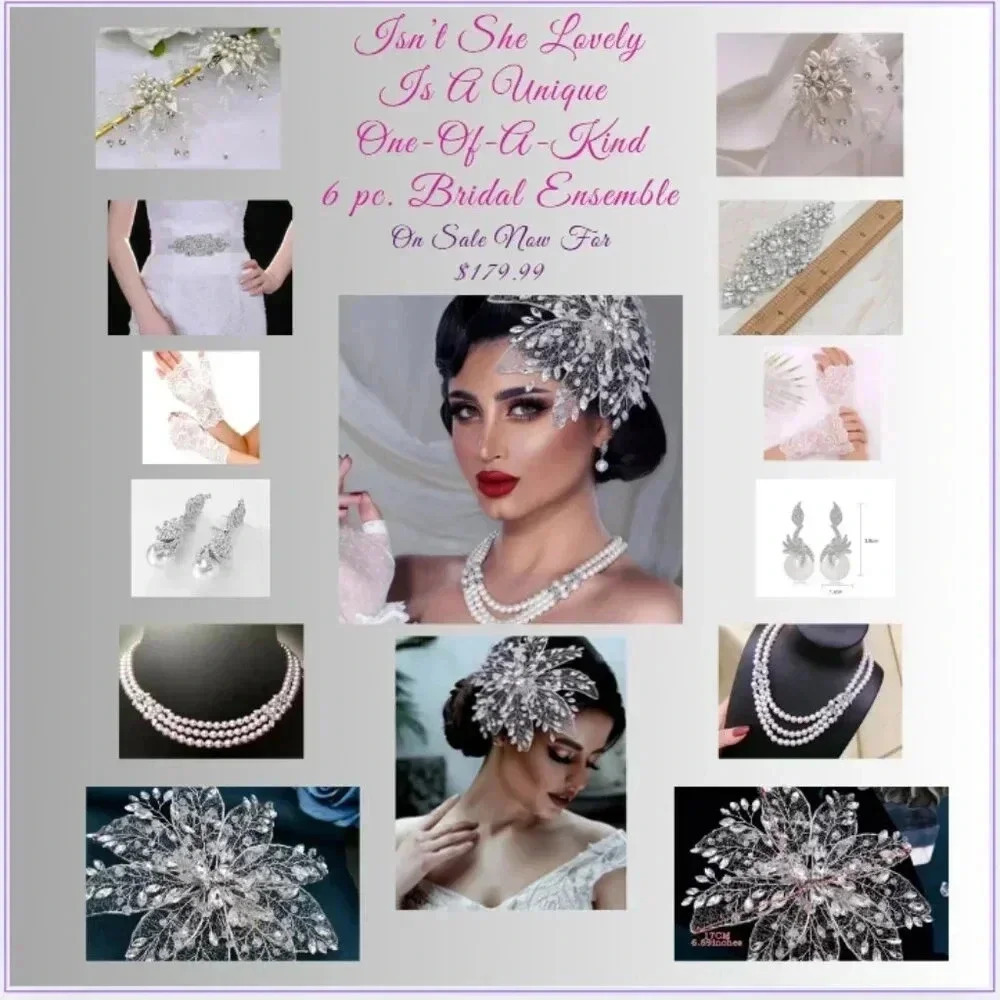 Winds Of Time Is A unique 6-piece Bridal Ensemble